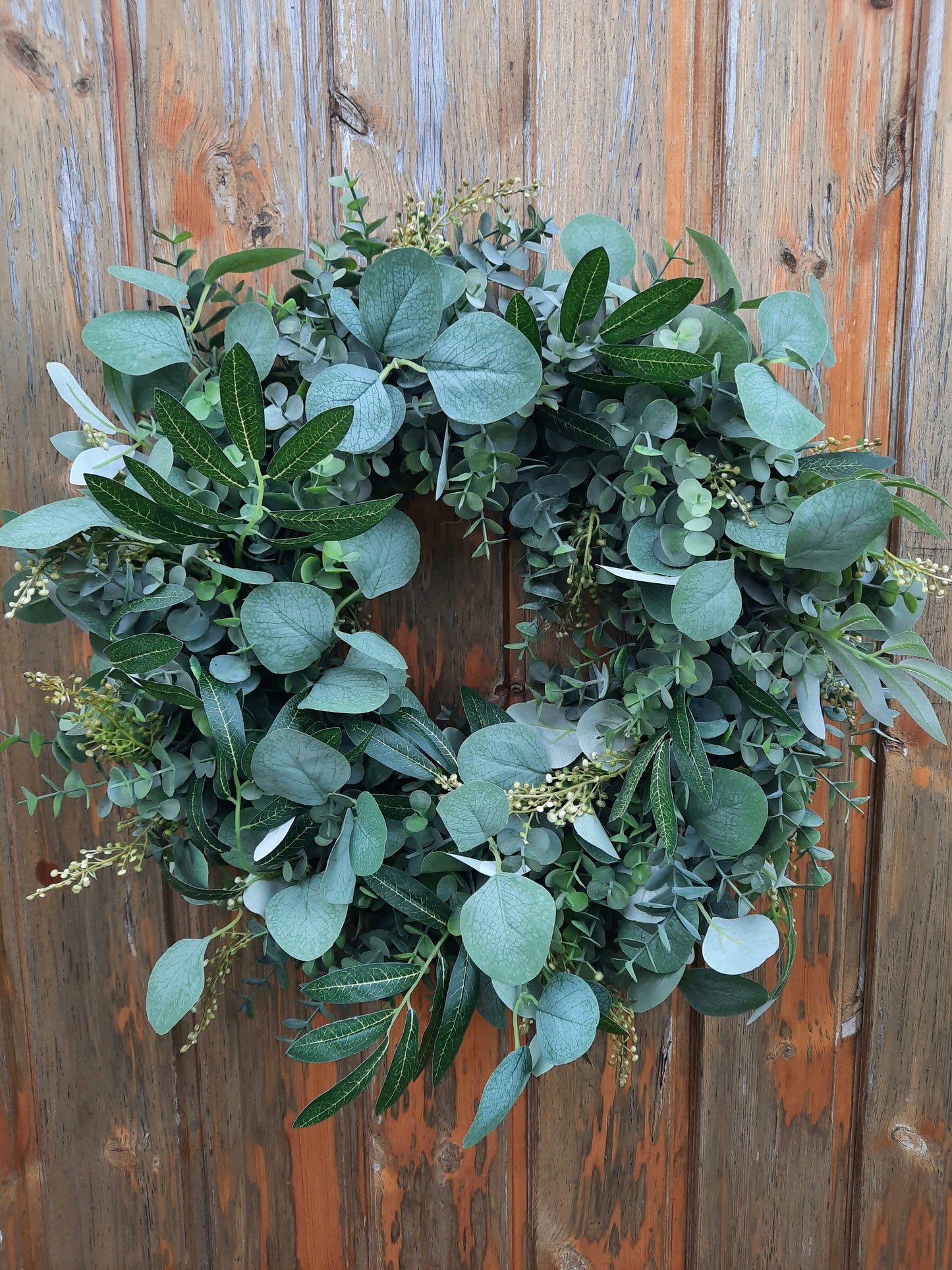 Green door decoration
