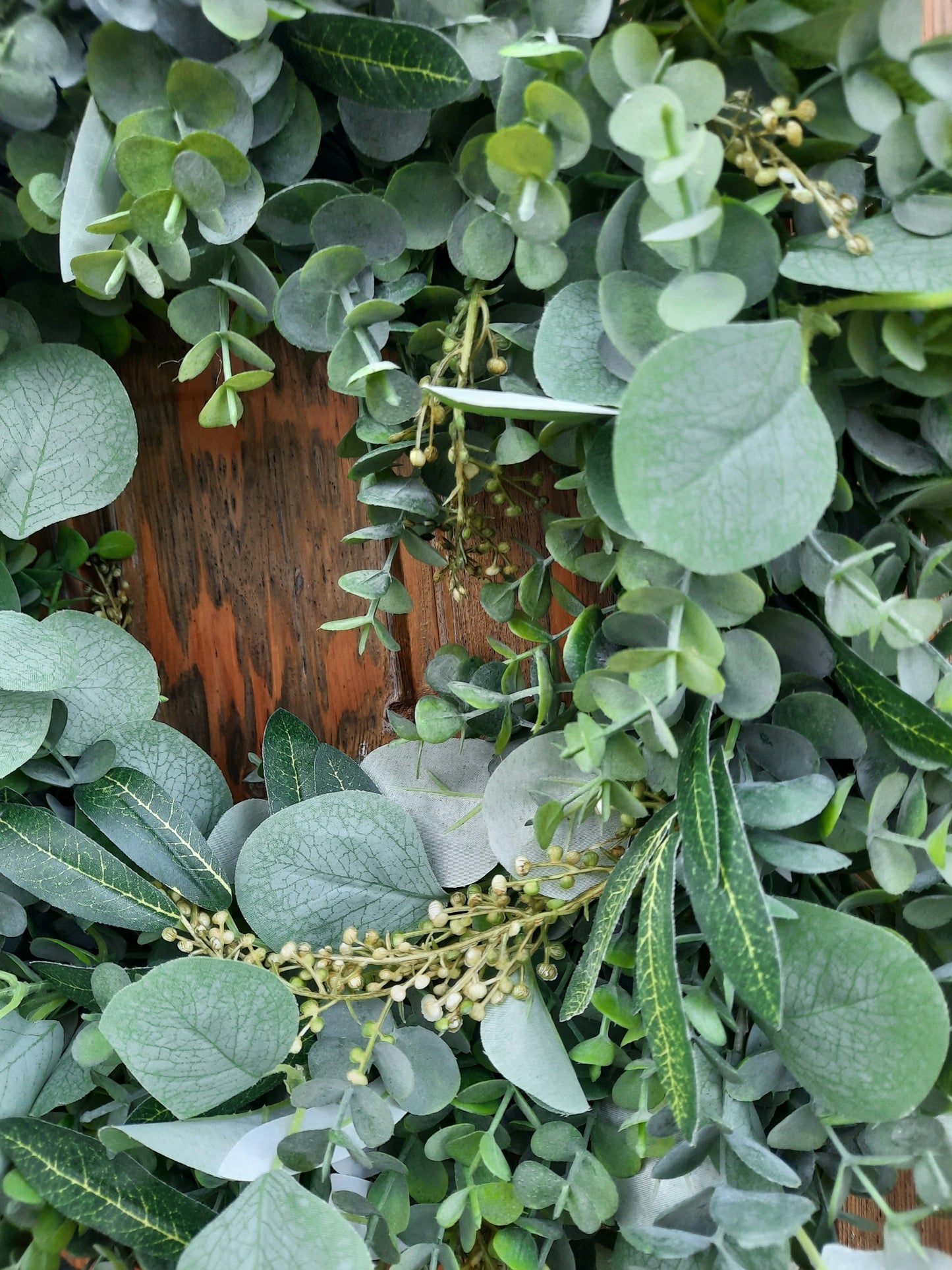 Green door decoration