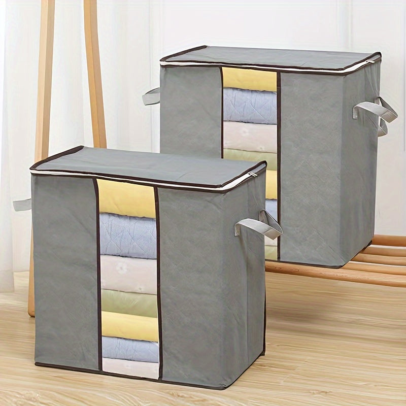 NNETM Foldable Storage Boxes with Reinforced Handles (3-Pack)-3