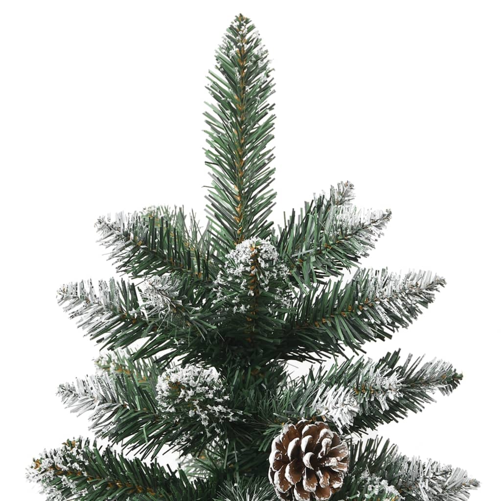 NNEVL Artificial Christmas Tree with Stand Green 240 cm PVC-4
