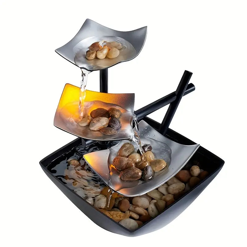Cast Iron Tabletop Water Fountain with Automatic Pump-1