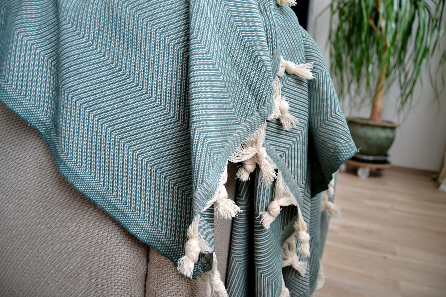 Handgewebte Decke "Ayvalik"