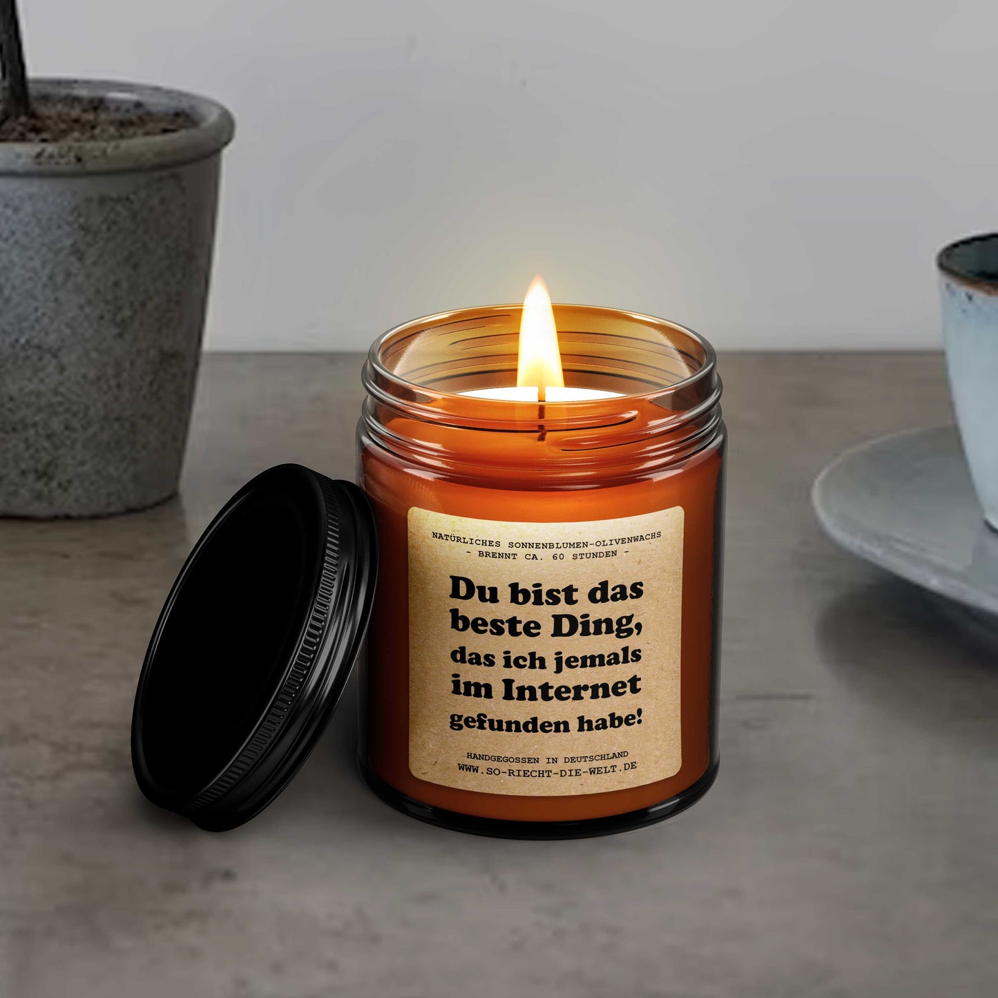 Bestes Ding im Internet, Kerze, Duftkerze, Freund Geschenk Kerze, Jubiläumsgeschenk, Geburtstagsgeschenk für ihn, Jubiläumsgeschenk für ihn, Freund
