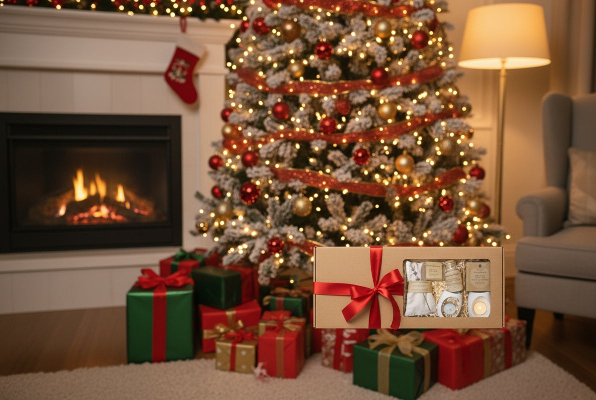 Luxus Spa Verwöhnset – Veganes Geschenkset für Entspannung & Wohlbefinden 🌿