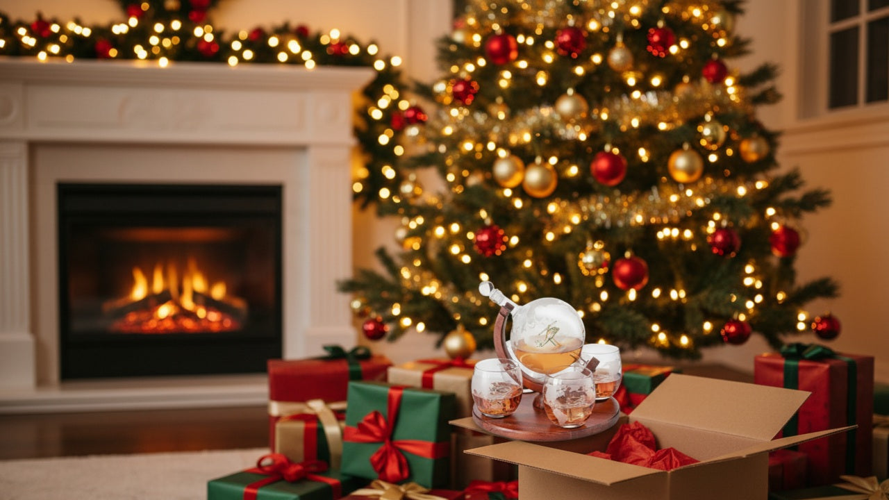 Helikopter Whiskey-Dekanter Geschenkset – Luxus für Genießer & Piloten