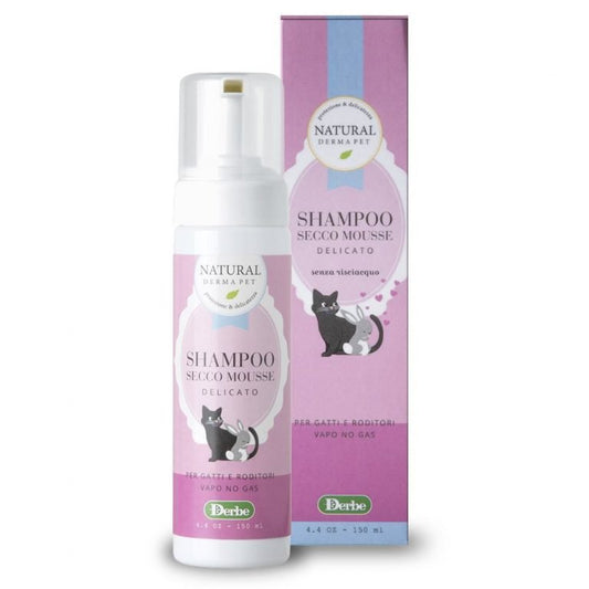 Cat Shampoo – No-Rinse Mousse for Sensitive Skin with Calendula & Mallow