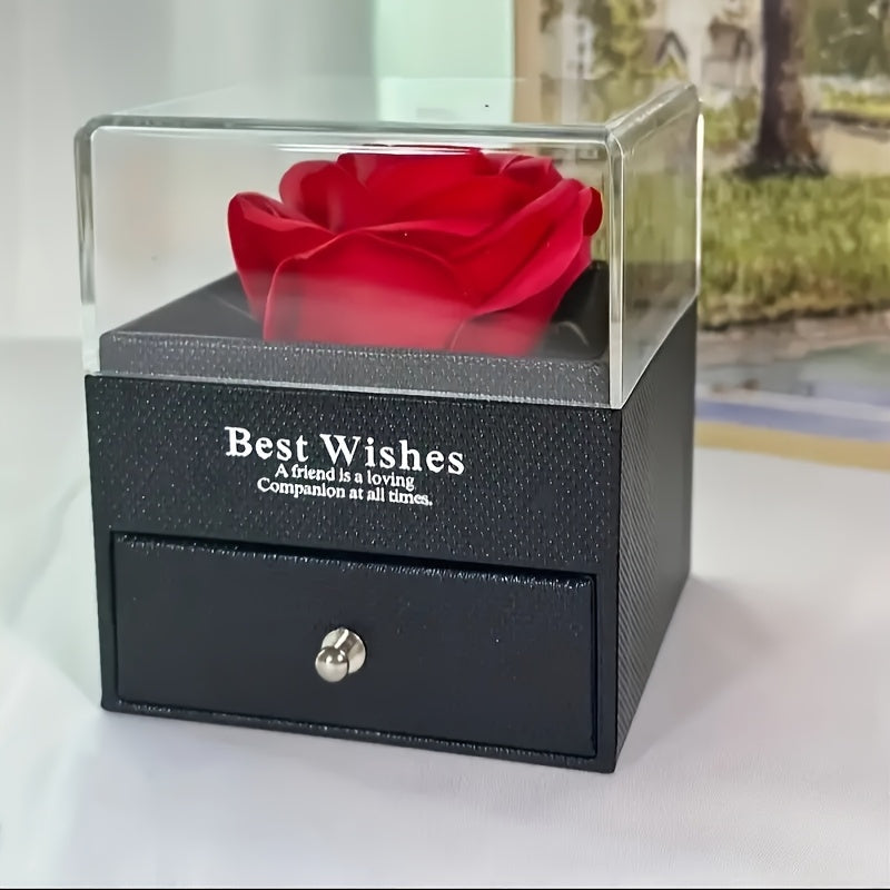 Ewige Liebe – Rosen-Geschenkbox mit „Ich liebe dich“-Botschaft