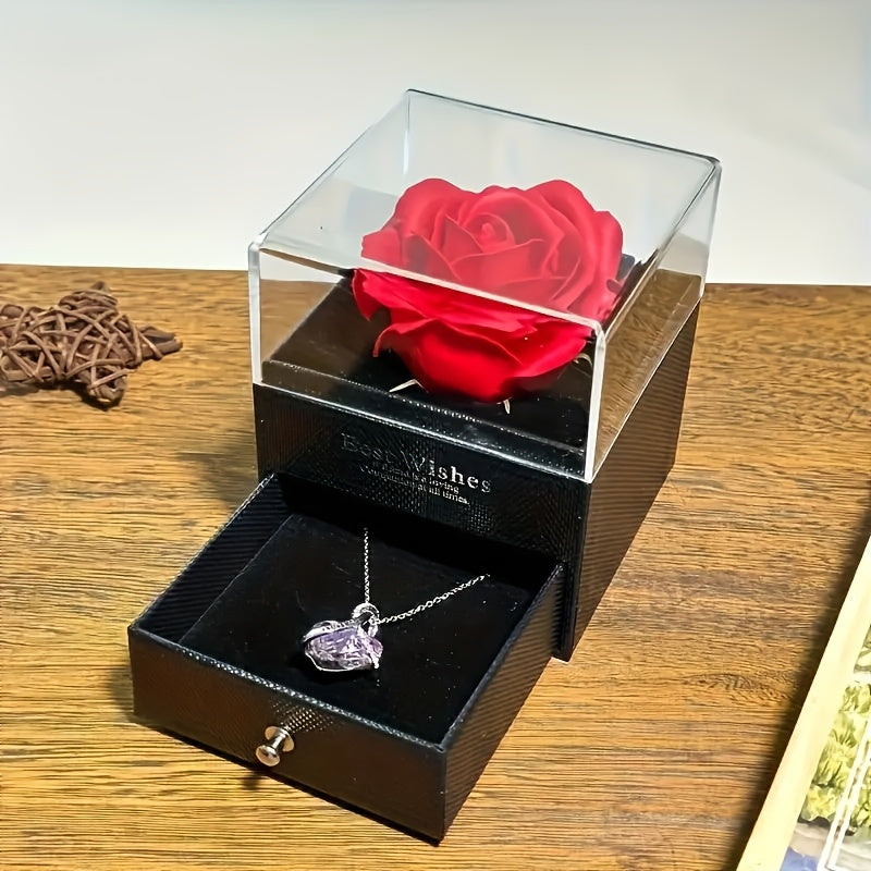 Ewige Liebe – Rosen-Geschenkbox mit „Ich liebe dich“-Botschaft