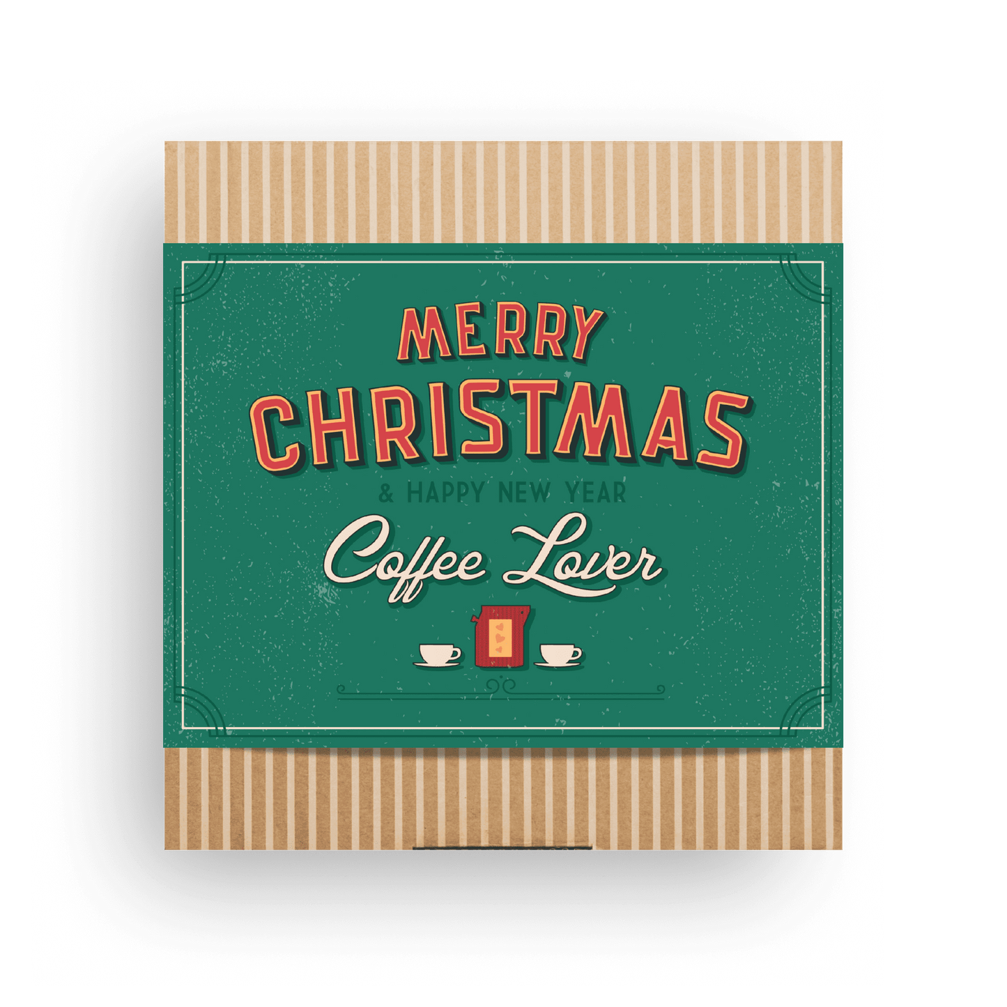 Merry Christmas Retro Kaffee Geschenkbox