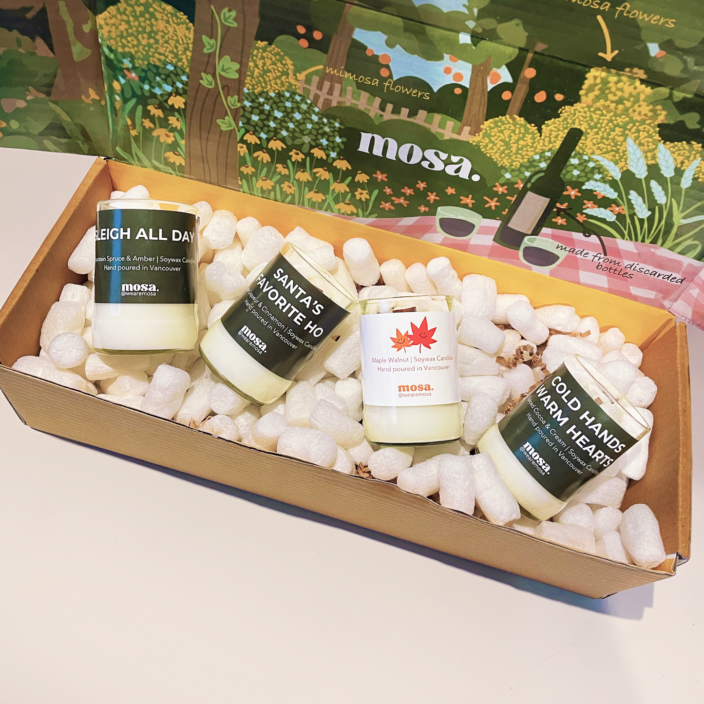 Mini Holiday Duftkerzen-Geschenkset – Weihnachtsedition