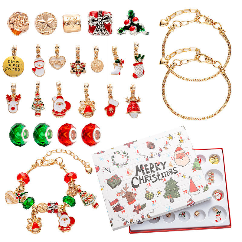 Adventskalender Armband-Set – Weihnachten Charm Schmuck Kollektion