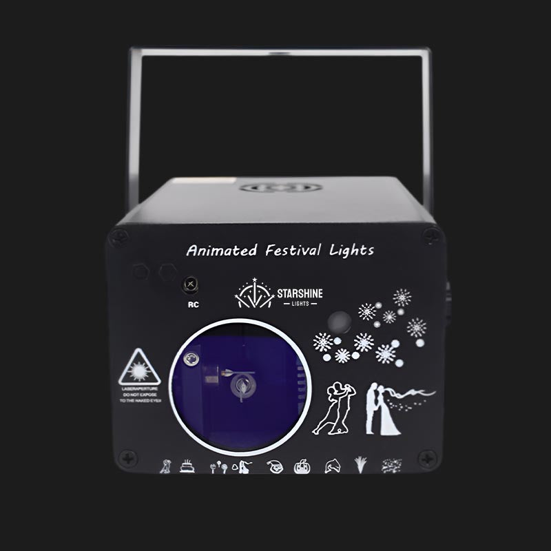 3d Full Color Christmas Laser Lights Rgb Colorful Party Lights