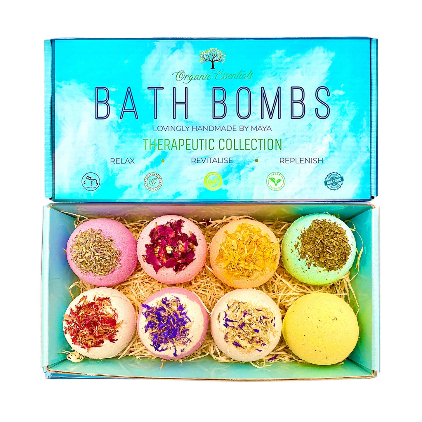 Luxury Therapeutic Bath Bomb Gift Set-0