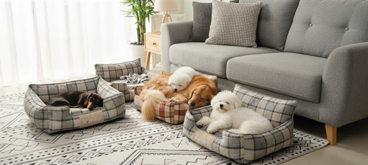 Gemütliches Hundesofa mit abnehmbarem Bezug 🐾 – Für kleine, mittlere & große Hunde