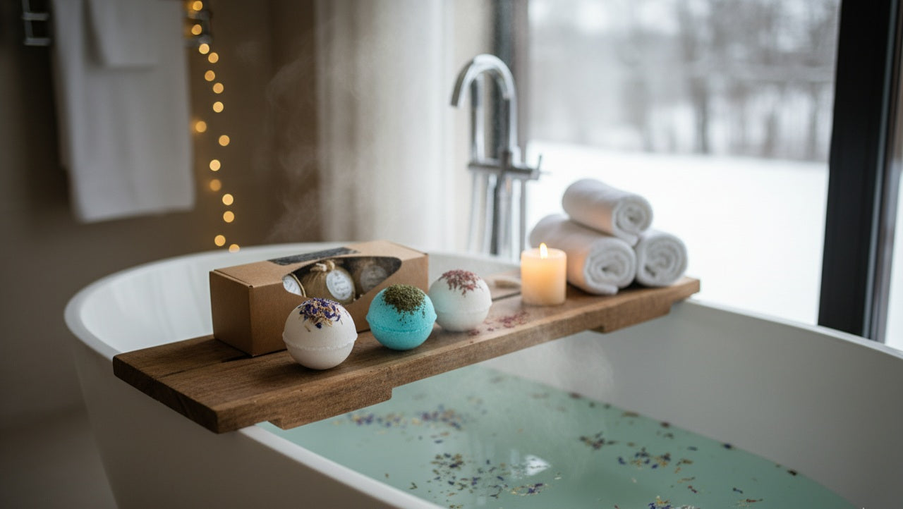 Aromatisches Badebomben Geschenkset – Für Wellness, Duft & Entspannung 🌸
