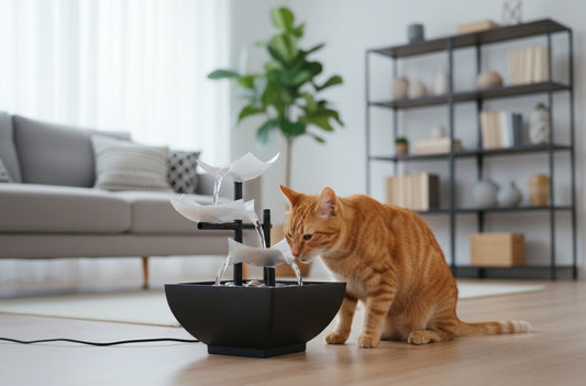 Tischbrunnen aus Gusseisen mit automatischer Pumpe – Entspannung & Eleganz für dein Zuhause