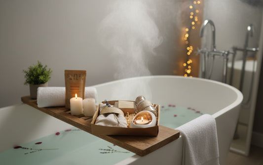 Luxus Spa Verwöhnset – Veganes Geschenkset für Entspannung & Wohlbefinden 🌿