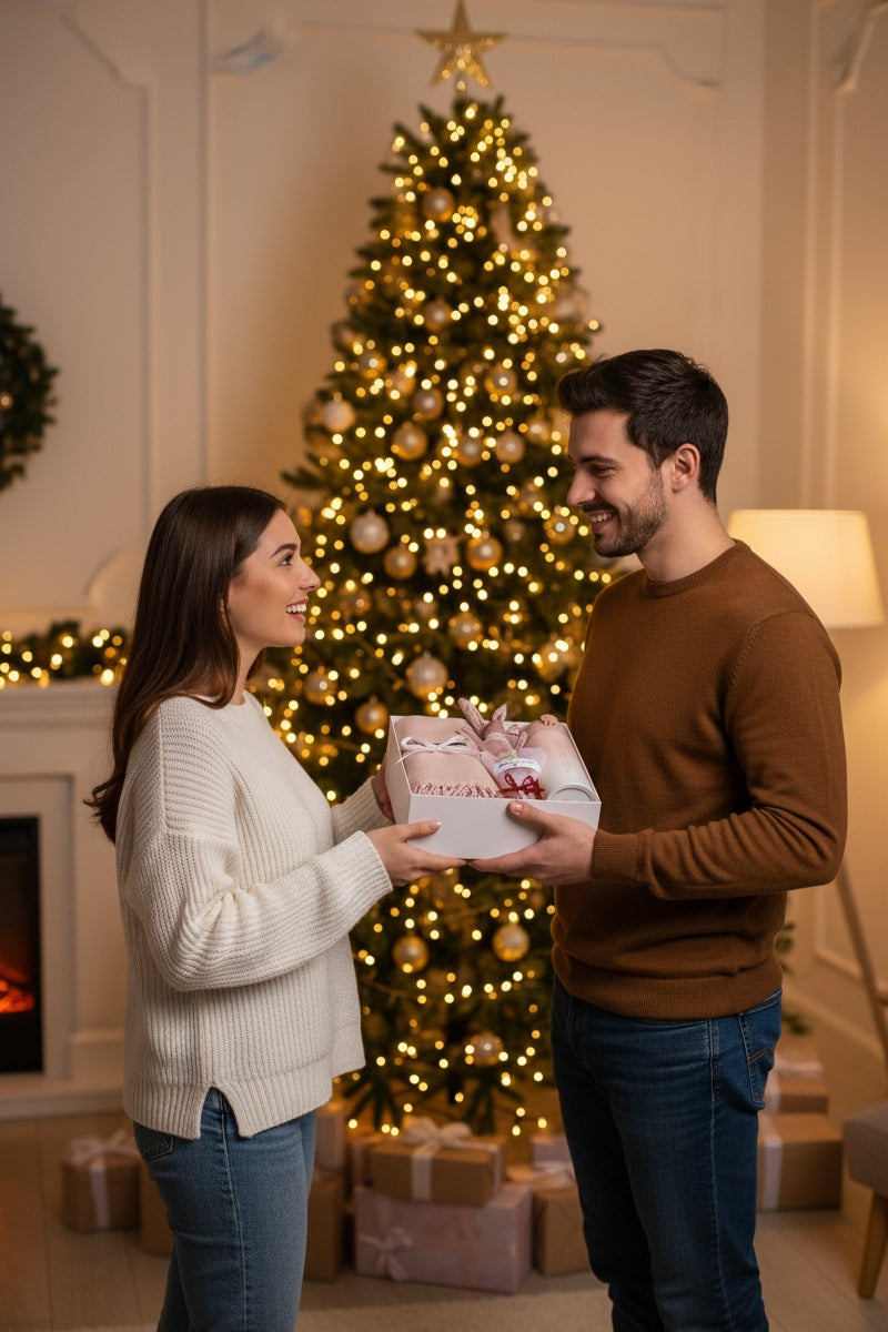 Isolierte Edelstahl-Trinkflasche Geschenkset (420 ml)