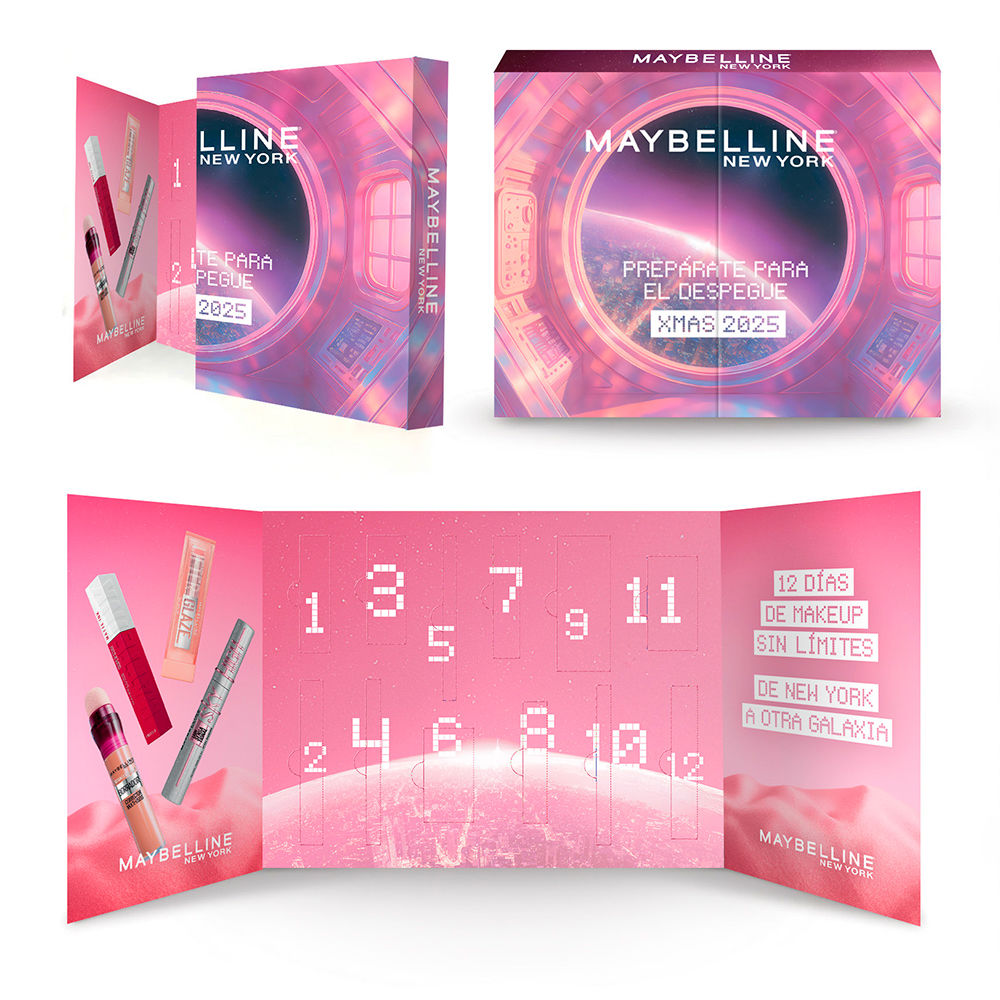Maybelline New York Adventskalender 2025 – 12-teiliges Set