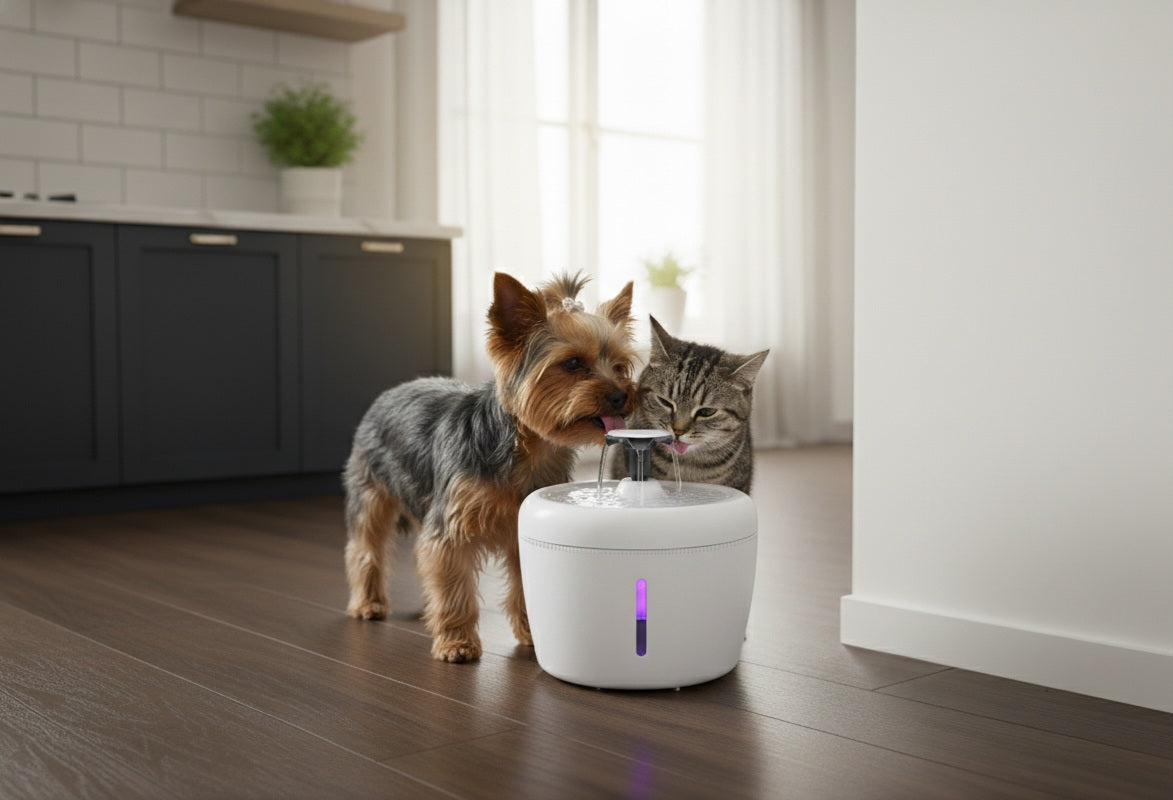 Automatischer Katzenbrunnen – Frisches, gefiltertes Wasser für glückliche Haustiere