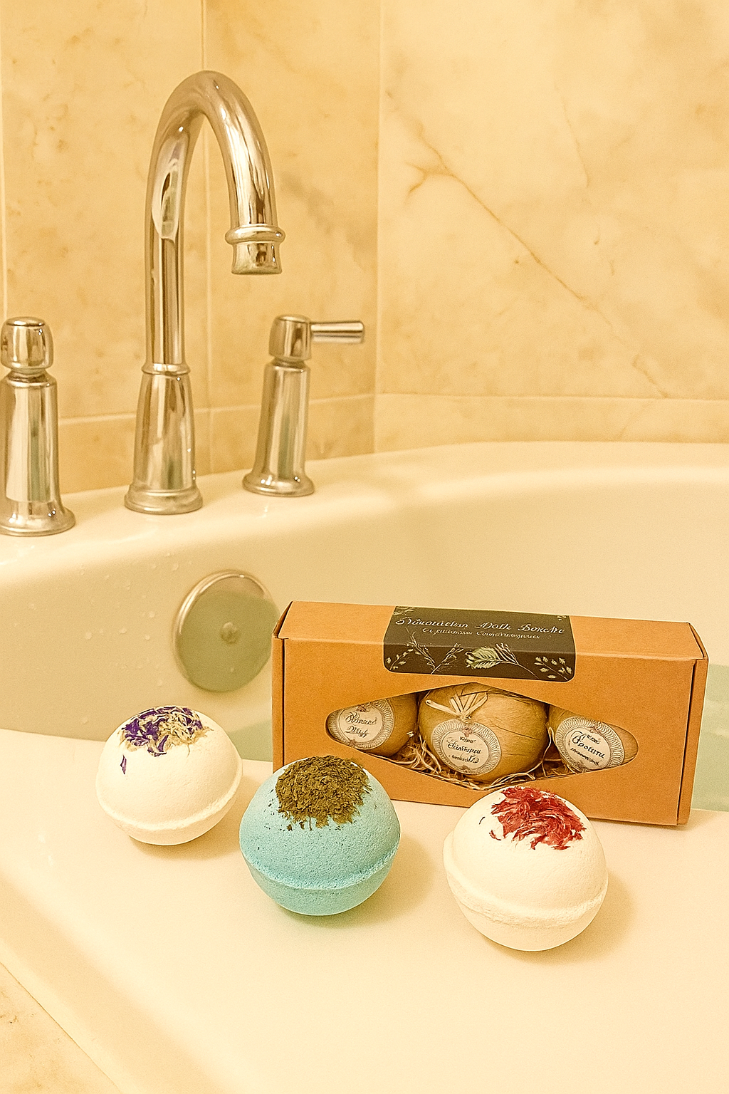 Aromatisches Badebomben Geschenkset – Für Wellness, Duft & Entspannung 🌸