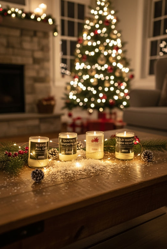 Mini Holiday Duftkerzen-Geschenkset – Weihnachtsedition