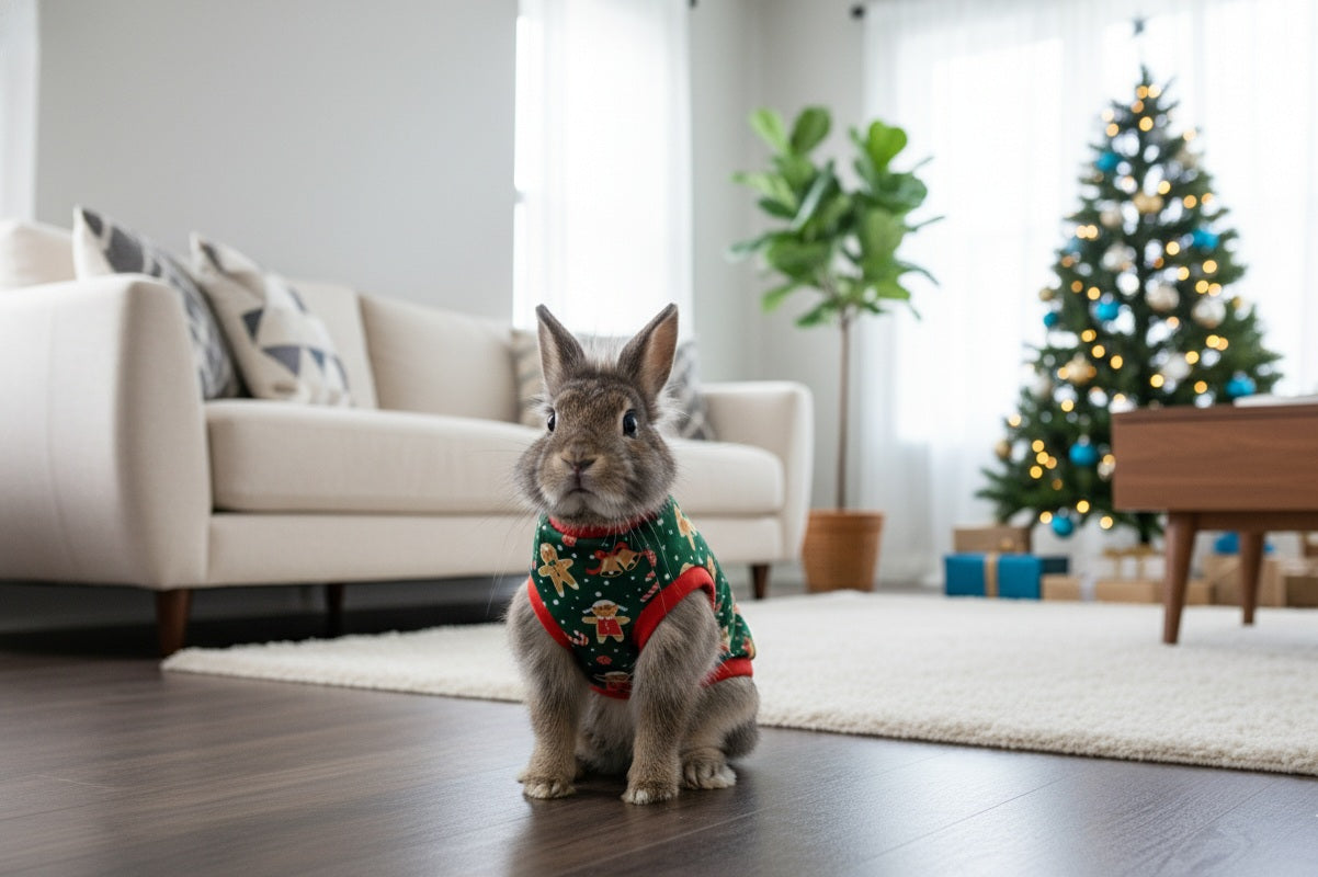 Festive Cartoon Pet Vest – Weihnachtliche Hundebekleidung für die festliche Saison