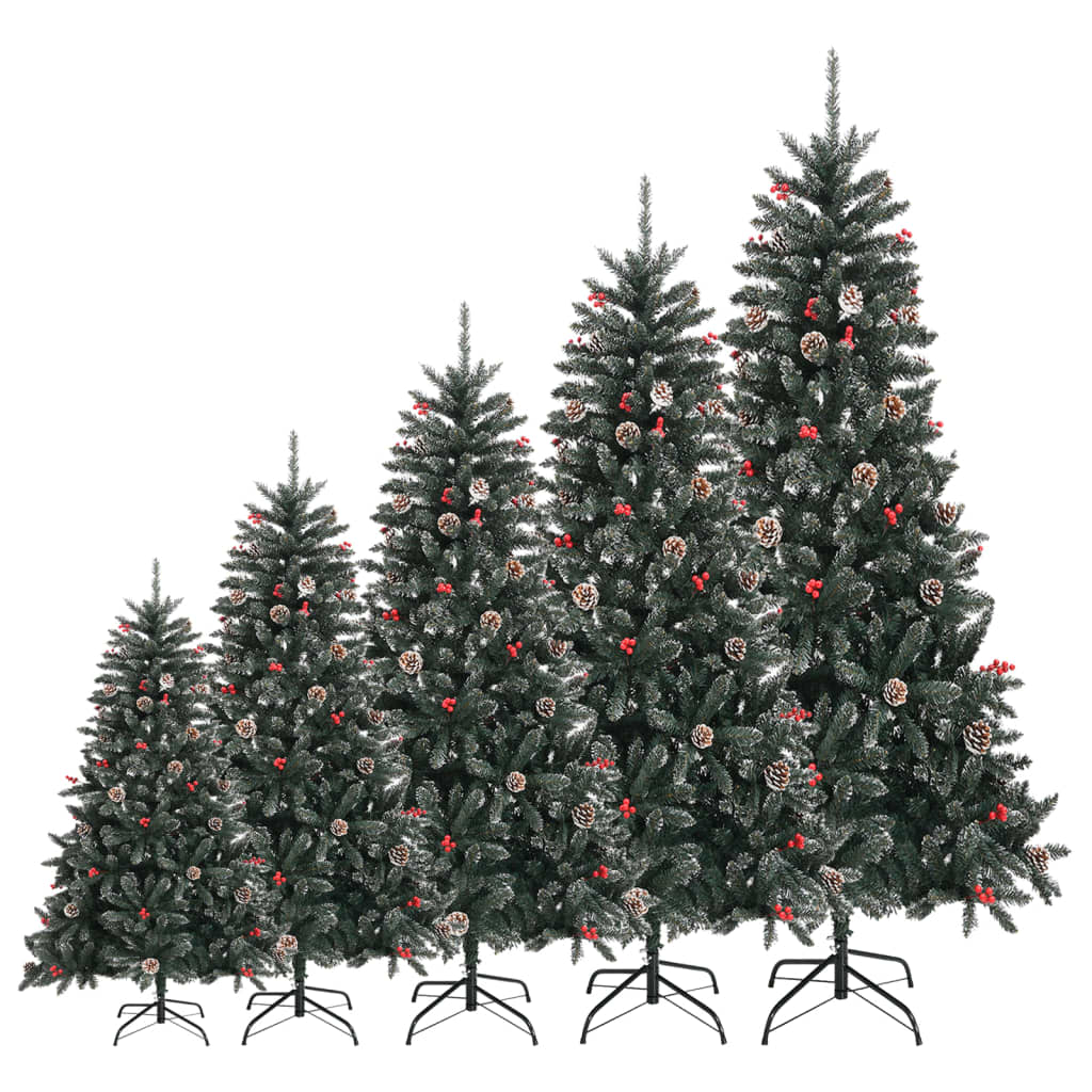 vidaXL Artificial Christmas Tree 300 LEDs 82.7"